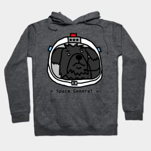 Space General Fergus the Dog Portrait Hoodie